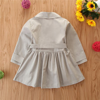 Load image into Gallery viewer, Baby Kid Girls Solid Color Ribbon Coats Wholesale 220402113
