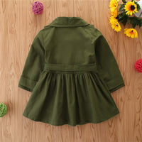 Load image into Gallery viewer, Baby Kid Girls Solid Color Ribbon Coats Wholesale 220402113

