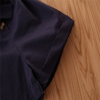 Load image into Gallery viewer, Kid Girls Polka dots Ribbon Print Rompers And Solid Color Dresses Wholesale 220402120
