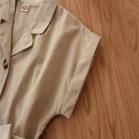 Load image into Gallery viewer, Kid Girls Polka dots Ribbon Print Rompers And Solid Color Dresses Wholesale 220402120
