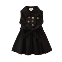 Load image into Gallery viewer, Baby Kid Girls Solid Color Ribbon Dresses Wholesale 220402147
