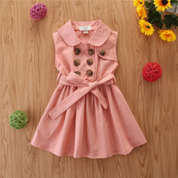 Load image into Gallery viewer, Baby Kid Girls Solid Color Ribbon Dresses Wholesale 220402147
