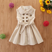 Load image into Gallery viewer, Baby Kid Girls Solid Color Ribbon Dresses Wholesale 220402147

