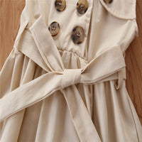 Load image into Gallery viewer, Baby Kid Girls Solid Color Ribbon Dresses Wholesale 220402147
