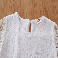 Load image into Gallery viewer, 2 Pieces Set Baby Kid Girls Lace Tops And Solid Color Mesh Skirts Wholesale 220402148
