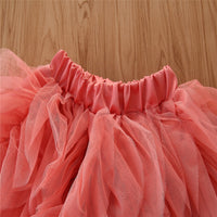 Load image into Gallery viewer, 2 Pieces Set Baby Kid Girls Lace Tops And Solid Color Mesh Skirts Wholesale 220402148
