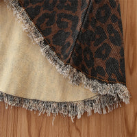 Load image into Gallery viewer, Baby Kid Girls Leopard print Tie Dye Ripped Pants Jeans Wholesale 220402165
