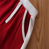 Load image into Gallery viewer, 3 Pieces Set Baby Kid Girls Solid Color Tops And Leopard Camo Love heart Print Tank Tops And Pants Shorts Wholesale 220402168
