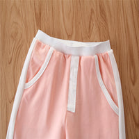 Load image into Gallery viewer, 3 Pieces Set Baby Kid Girls Solid Color Tops And Leopard Camo Love heart Print Tank Tops And Pants Shorts Wholesale 220402168
