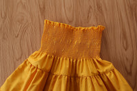 Load image into Gallery viewer, 3 Pieces Set Baby Kid Girls Solid Color Tops And Skirts And Bow Headwear Wholesale 220402174
