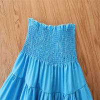 Load image into Gallery viewer, 3 Pieces Set Baby Kid Girls Solid Color Tops And Skirts And Bow Headwear Wholesale 220402174
