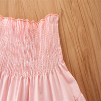 Load image into Gallery viewer, 3 Pieces Set Baby Kid Girls Solid Color Tops And Skirts And Bow Headwear Wholesale 220402174
