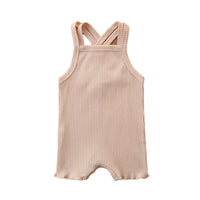 Load image into Gallery viewer, Baby Girls Solid Color Rompers Wholesale 220402179
