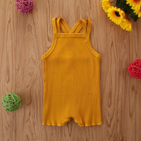 Load image into Gallery viewer, Baby Girls Solid Color Rompers Wholesale 220402179
