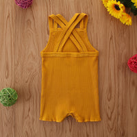 Load image into Gallery viewer, Baby Girls Solid Color Rompers Wholesale 220402179
