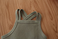 Load image into Gallery viewer, Baby Girls Solid Color Rompers Wholesale 220402179
