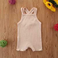 Load image into Gallery viewer, Baby Girls Solid Color Rompers Wholesale 220402179
