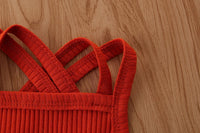 Load image into Gallery viewer, Baby Girls Solid Color Rompers Wholesale 220402179
