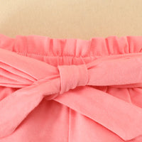 Load image into Gallery viewer, 3 Pieces Set Baby Girls Flower Animals Print Tank Tops Solid Color Shorts And Bow Headwear Wholesale 220402257
