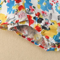 Load image into Gallery viewer, Baby Girls Flower Lace Print Rompers Wholesale 220402264
