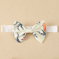 Load image into Gallery viewer, 2 Pieces Set Baby Girls Flower Bow Print Tops And Ribbon Shorts Wholesale 220402306
