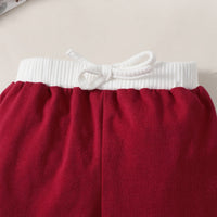 Load image into Gallery viewer, 3 Pieces Set Baby Kid Girls Color-blocking Flower Bow Muslin&amp;Ribbed Print Tops And Checked Ribbon Pants And Headwear Wholesale 220402313
