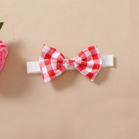 Load image into Gallery viewer, 2 Pieces Set Baby Girls Checked Tops And Bow Skirts Wholesale 220402338
