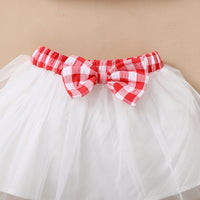 Load image into Gallery viewer, 2 Pieces Set Baby Girls Checked Tops And Bow Skirts Wholesale 220402338
