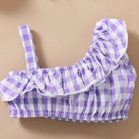 Load image into Gallery viewer, 2 Pieces Set Baby Girls Checked Tops And Bow Skirts Wholesale 220402338
