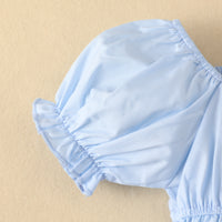 Load image into Gallery viewer, 3 Pieces Set Baby Kid Girls Bow Headwear Solid Color T-Shirts And Lace Skirts Wholesale 220402345
