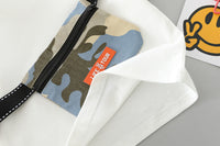 Load image into Gallery viewer, 2 Pieces Set Baby Kid Boys Color-blocking Print Tops And Camo Shorts Wholesale 220402365
