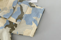 Load image into Gallery viewer, 2 Pieces Set Baby Kid Boys Color-blocking Print Tops And Camo Shorts Wholesale 220402365
