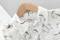 Load image into Gallery viewer, 2 Pieces Set Baby Kid Boys Animals Cartoon Print Shirts And Shorts Wholesale 220402398
