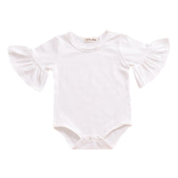 Load image into Gallery viewer, Baby Girls Solid Color Rompers Wholesale 22040244
