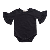 Load image into Gallery viewer, Baby Girls Solid Color Rompers Wholesale 22040244
