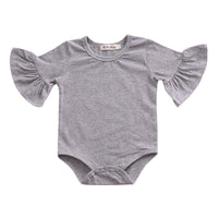 Load image into Gallery viewer, Baby Girls Solid Color Rompers Wholesale 22040244
