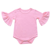 Load image into Gallery viewer, Baby Girls Solid Color Rompers Wholesale 22040244
