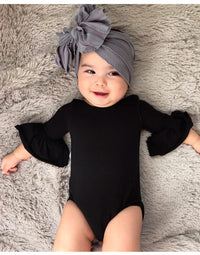 Load image into Gallery viewer, Baby Girls Solid Color Rompers Wholesale 22040244
