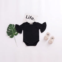 Load image into Gallery viewer, Baby Girls Solid Color Rompers Wholesale 22040244

