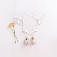 Load image into Gallery viewer, Baby Girls Solid Color Rompers Wholesale 22040244
