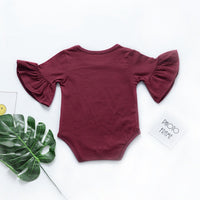 Load image into Gallery viewer, Baby Girls Solid Color Rompers Wholesale 22040244
