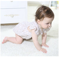 Load image into Gallery viewer, Baby Girls Flower Print Rompers Wholesale 22040273
