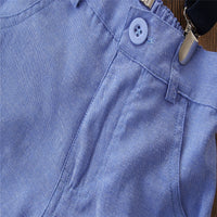 Load image into Gallery viewer, 2 Pieces Set Baby Kid Boys Birthday Party Bow Shirts And Color-blocking Rompers Wholesale 22040275
