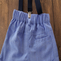 Load image into Gallery viewer, 2 Pieces Set Baby Kid Boys Birthday Party Bow Shirts And Color-blocking Rompers Wholesale 22040275
