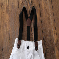 Load image into Gallery viewer, 2 Pieces Set Baby Kid Boys Birthday Party Bow Shirts And Color-blocking Rompers Wholesale 22040277
