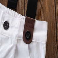 Load image into Gallery viewer, 2 Pieces Set Baby Kid Boys Birthday Party Bow Shirts And Color-blocking Rompers Wholesale 22040277
