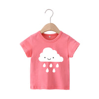 Load image into Gallery viewer, Baby Kid Girls Letters Flower Love heart Animals Star Unicorn Print T-Shirts Wholesale 013911979
