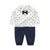 Load image into Gallery viewer, Baby Unisex Striped Animals Cartoon Print Jumpsuits Wholesale 220407128
