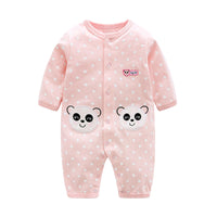 Load image into Gallery viewer, Baby Unisex Striped Animals Cartoon Print Jumpsuits Wholesale 220407128
