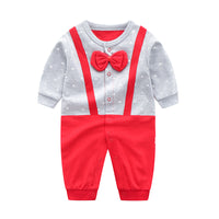 Load image into Gallery viewer, Baby Unisex Striped Animals Cartoon Print Jumpsuits Wholesale 220407128
